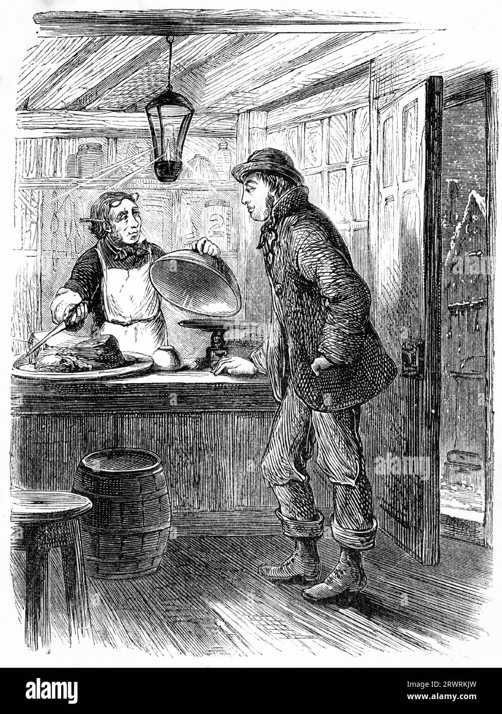 Interior of a butchery Cut Out Stock Images & Pictures Alamy