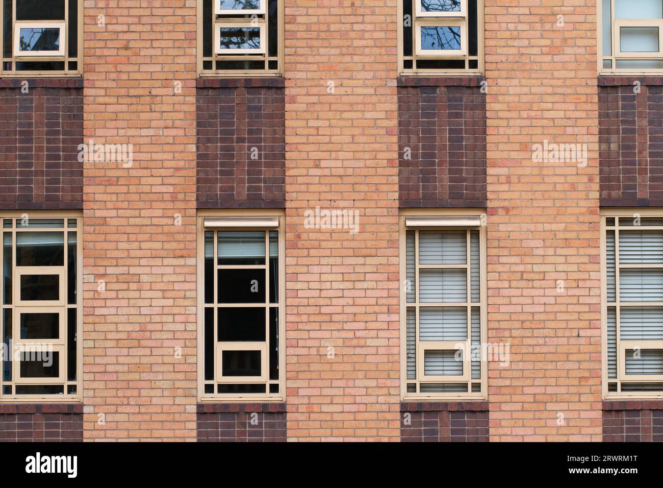 Abstract architecture and building design patterns with glass windows ...