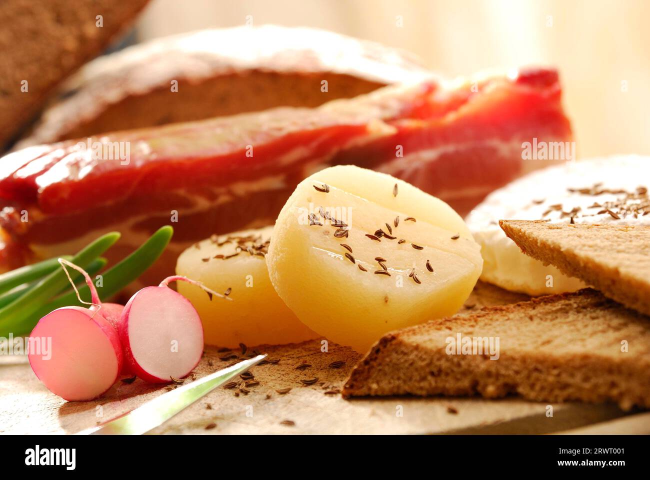 Classic South German snack Stock Photo Alamy