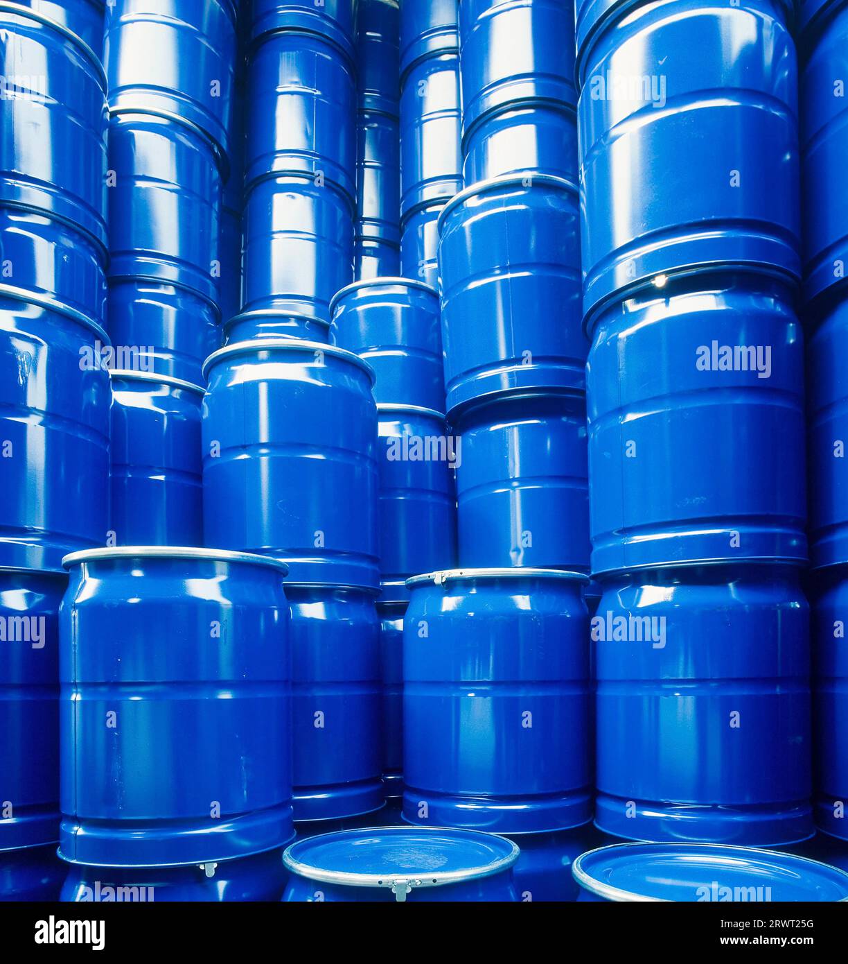 Blue Stack Chemical Blue chemical hi-res stock photography and images - Alamy