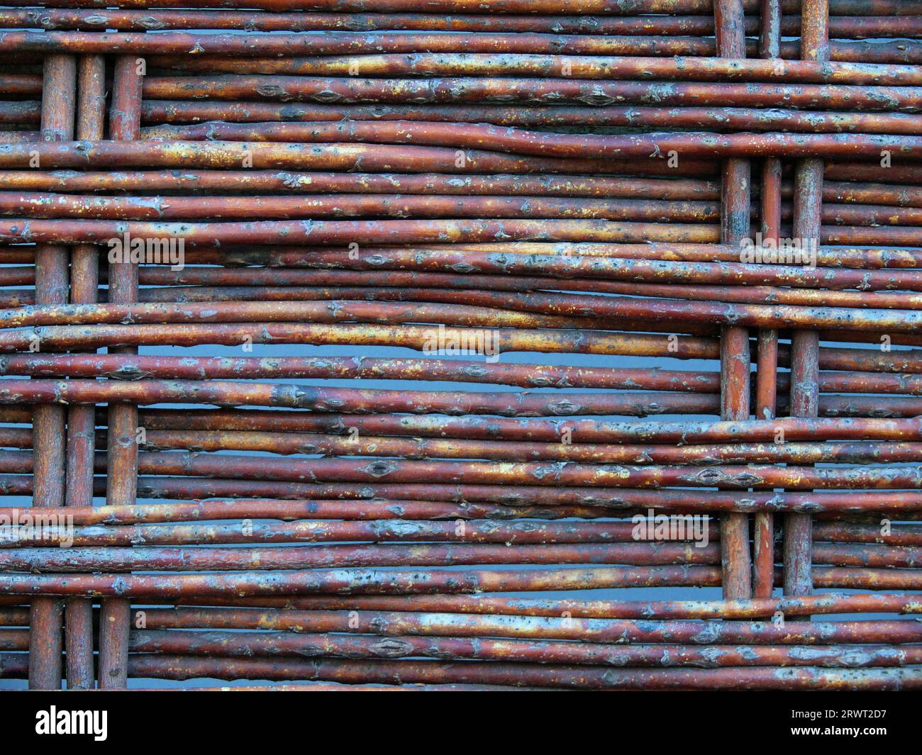 Woven willow, cut-out Stock Photo - Alamy