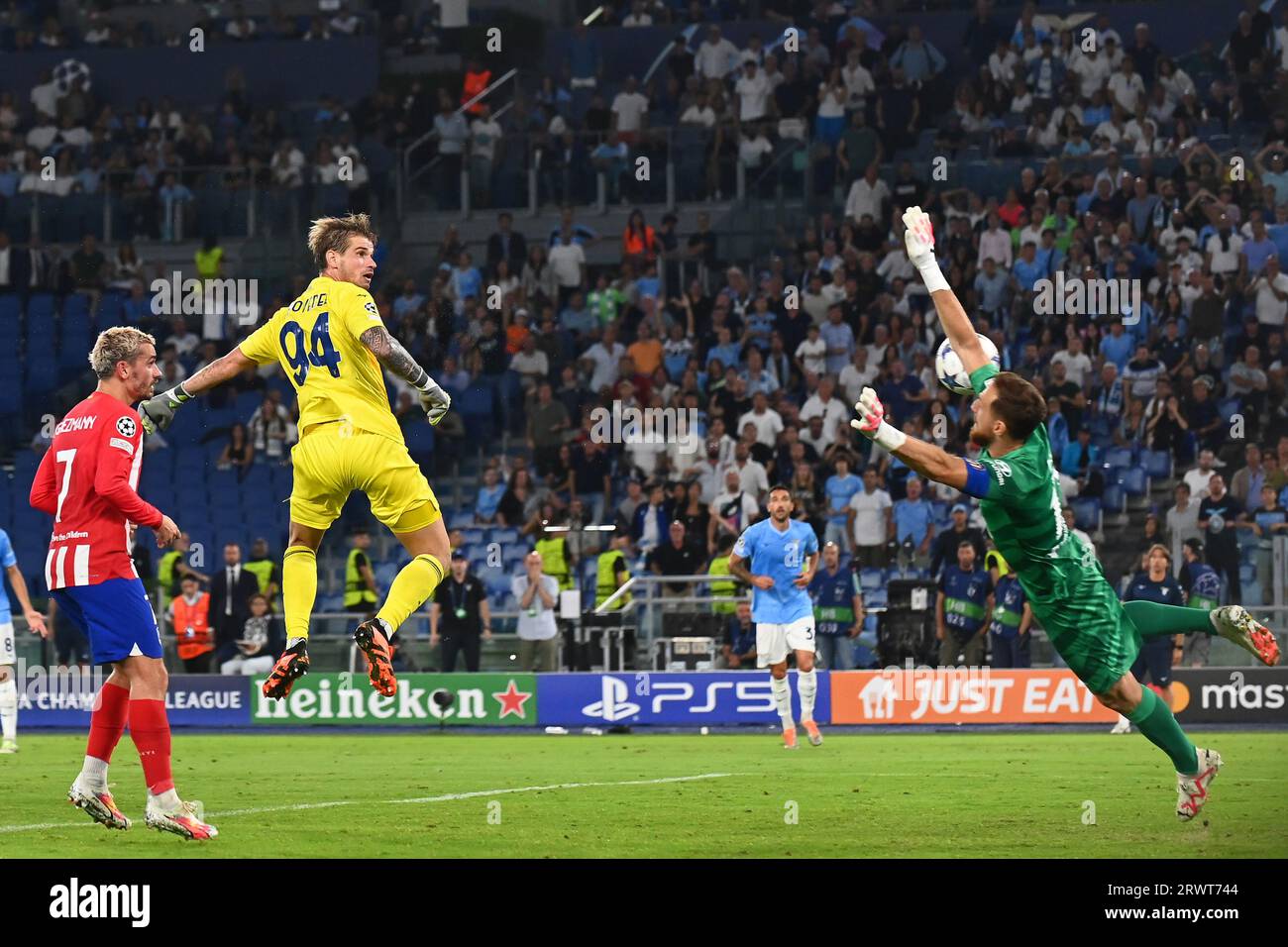 Provedel Ivan Provedel goalkeeper of SS Lazio scores in the 95th minute the goal ...