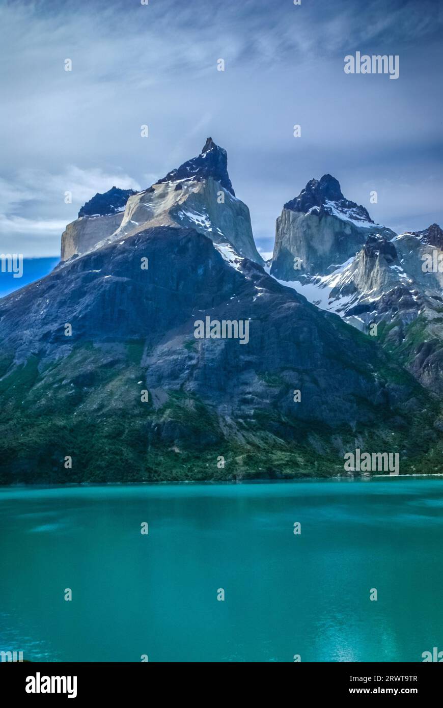 Chile Rocks Rocks and sea in Parque Nacional Torres del Paine in Chile Stock Photo ...