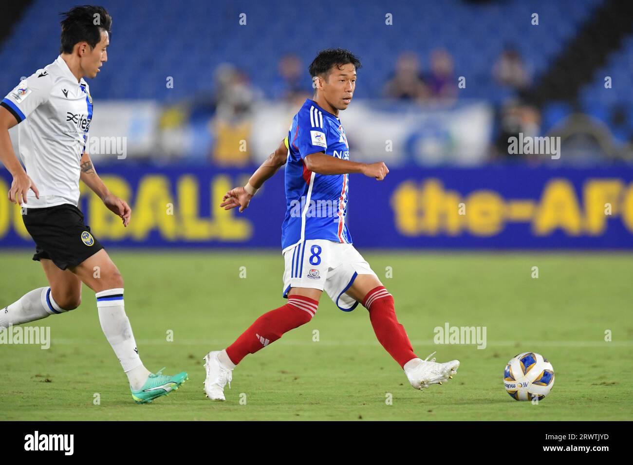 Takuya Kida of Yokohama F.Marinos during the 2021 J1 League soccer match between Yokohama F.Marinos and Cerezo Osaka at Nissan Stadium in Yokohama, Kanagawa, Japan, on April 6, 2021. Credit: AFLO/Alamy Live Takuya Kida of Yokohama F.Marinos during the 2021 J1 League soccer match between Yokohama F.Marinos and Cerezo Osaka at Nissan Stadium in Yokohama, Kanagawa, Japan, on April 6, 2021. Credit: AFLO/Alamy Live