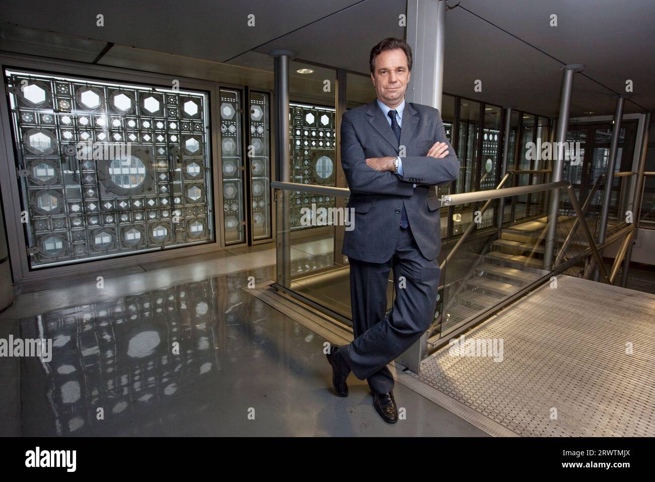 RENAUD MUSELIER AT THE   INSTITUT DU MONDE ARABE PARIS Stock Photo