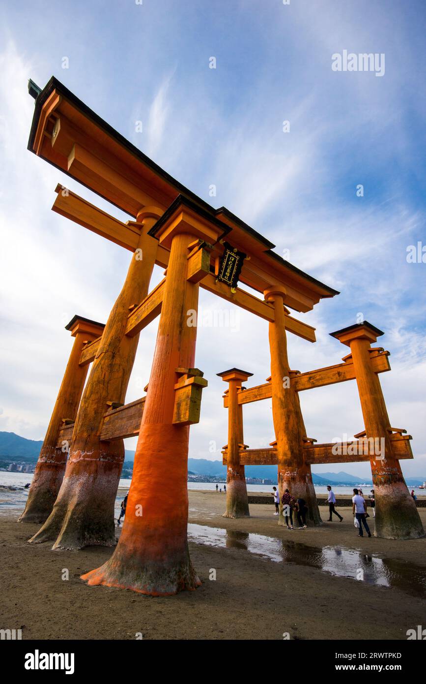 Otorii of Itsukushima Shrine Stock Photo - Alamy