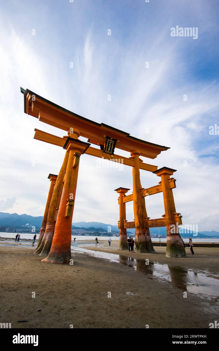 Otorii of Itsukushima Shrine Stock Photo - Alamy