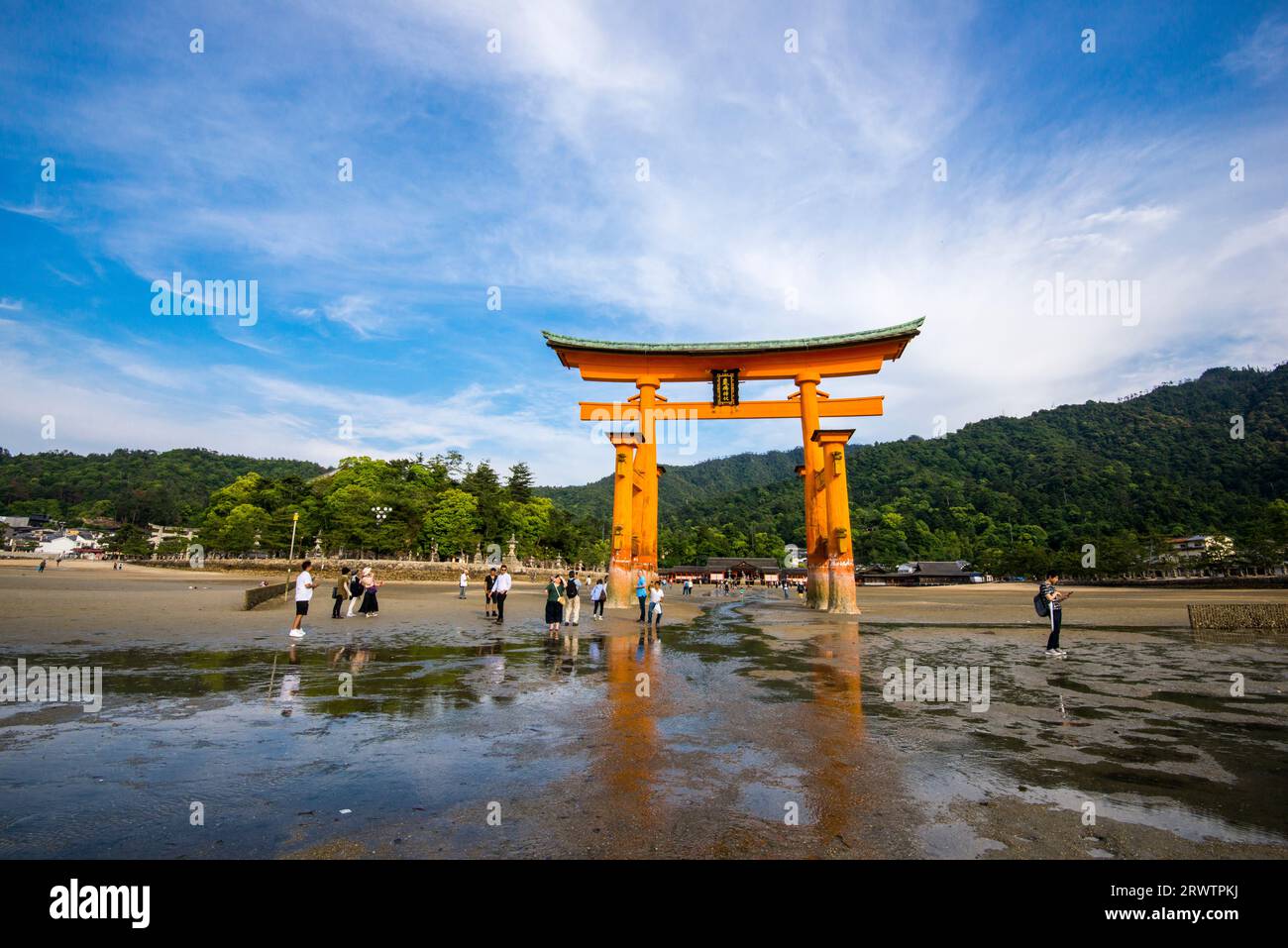 Otorii of Itsukushima Shrine Stock Photo - Alamy