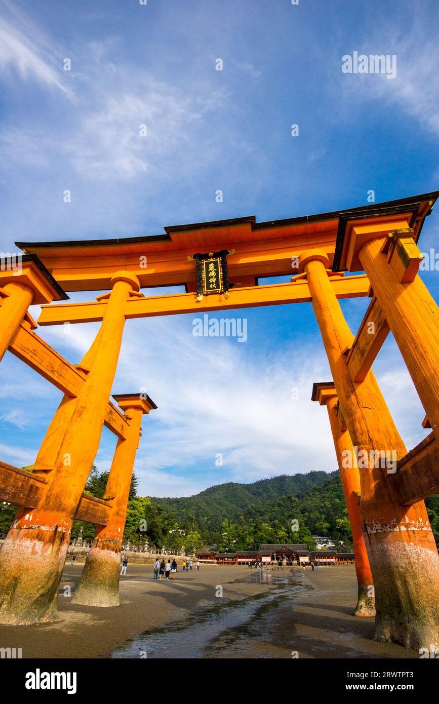 Otorii of Itsukushima Shrine Stock Photo - Alamy