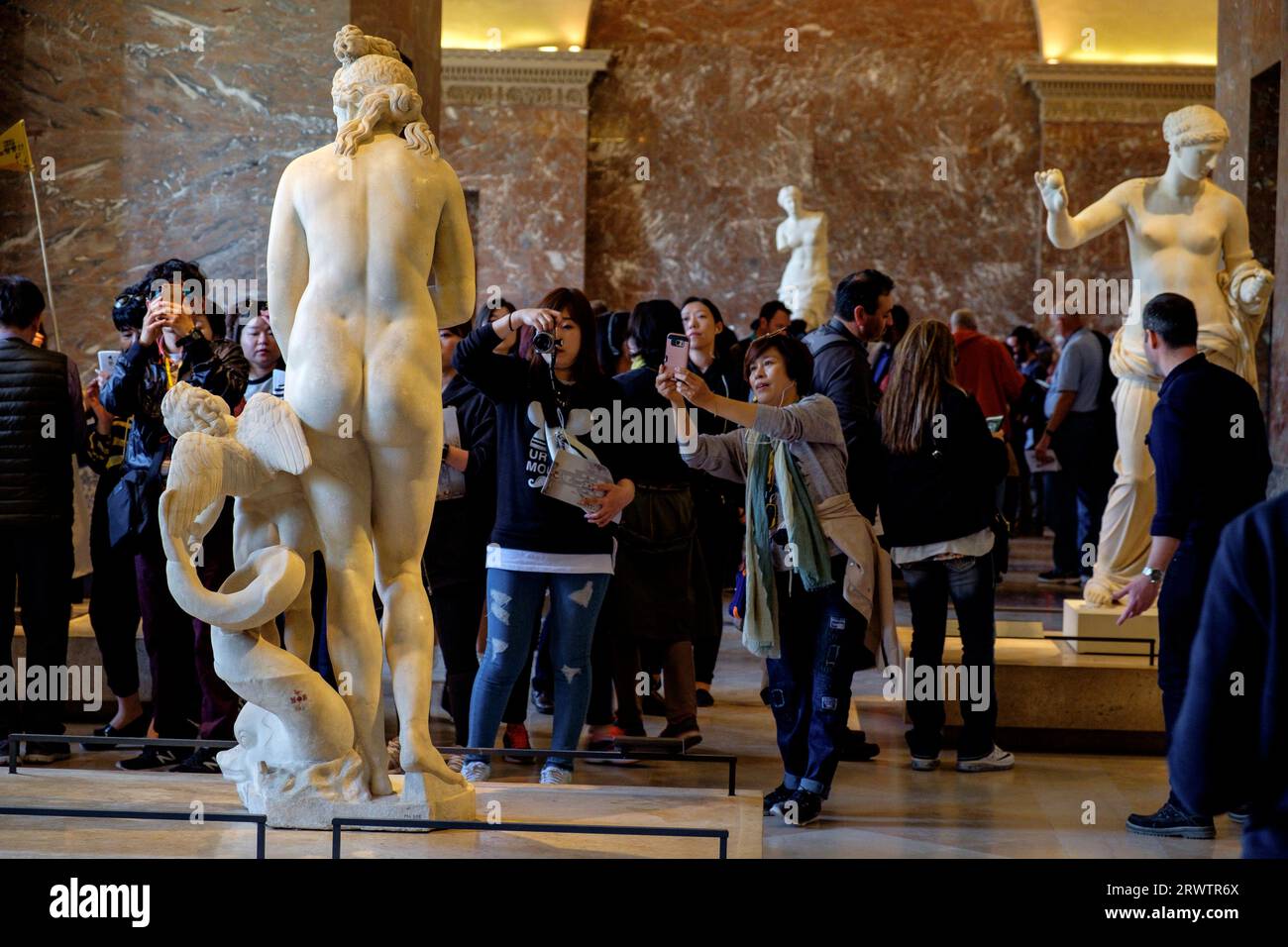 Museo del Louvre,museo nacional de Francia,  Paris, France,Western Europe Stock Photo