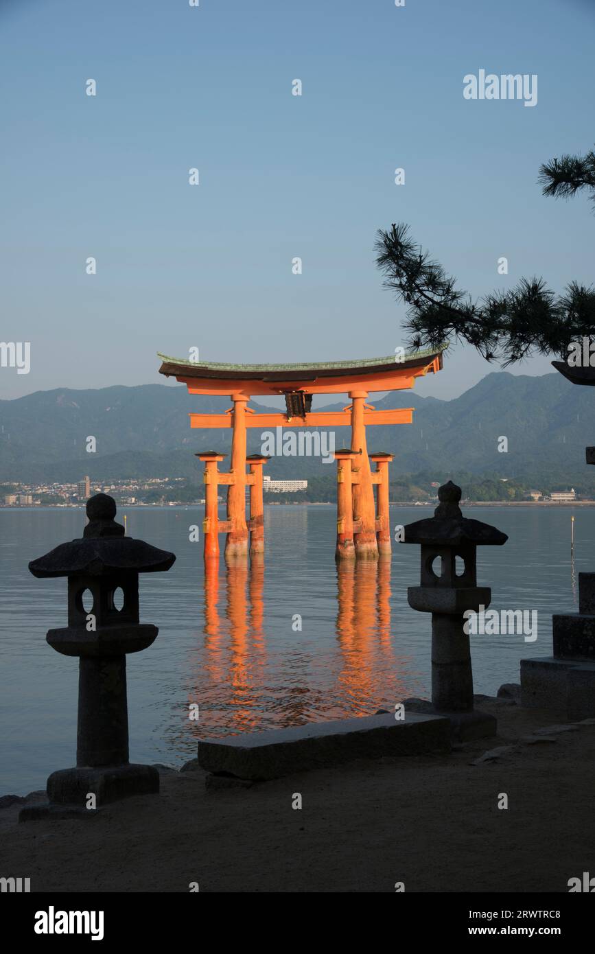 Otorii of Itsukushima Shrine Stock Photo - Alamy