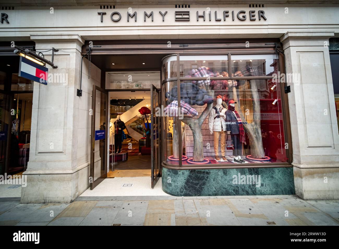 LONDON- SEPTEMBER, 19, 2023: Tommy Hilfiger fashion brand shop on Regent  Street, landmark retail destination Stock Photo - Alamy