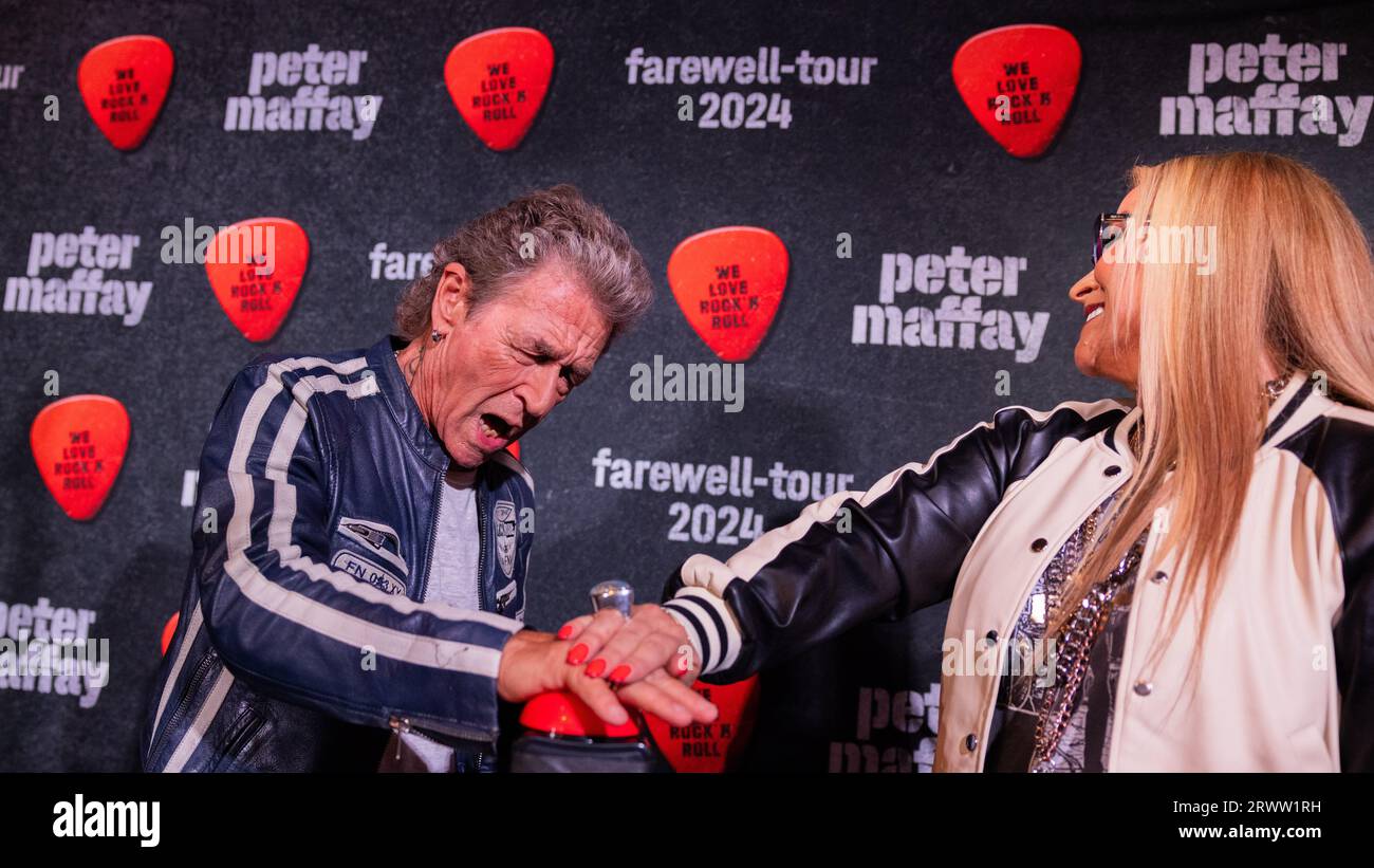  Cologne, Germany. 21st Sep, 2023. Peter Maffay, singer, presents in the 