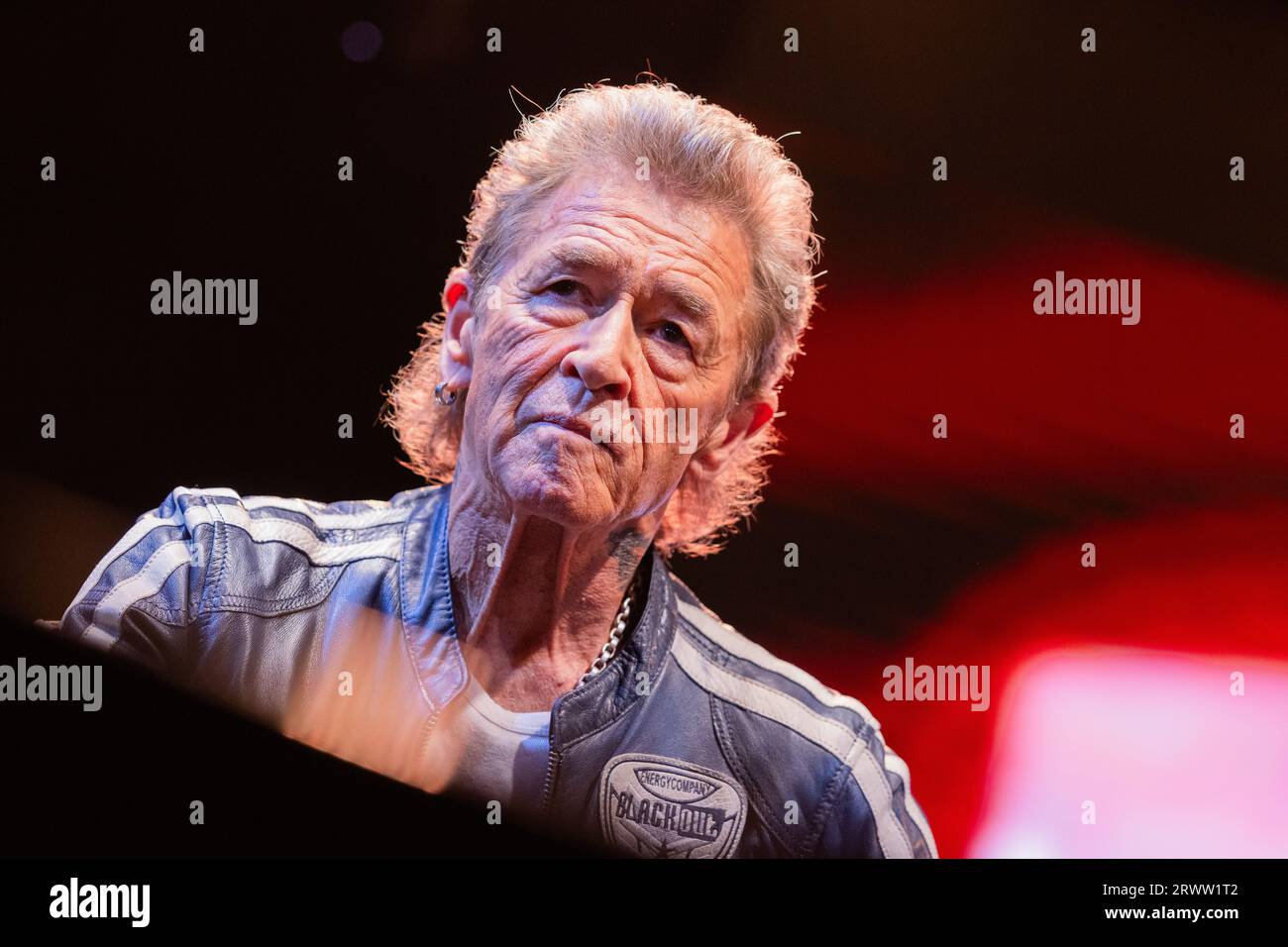 Cologne, Germany. 21st Sep, 2023. Peter Maffay, singer, presents his
