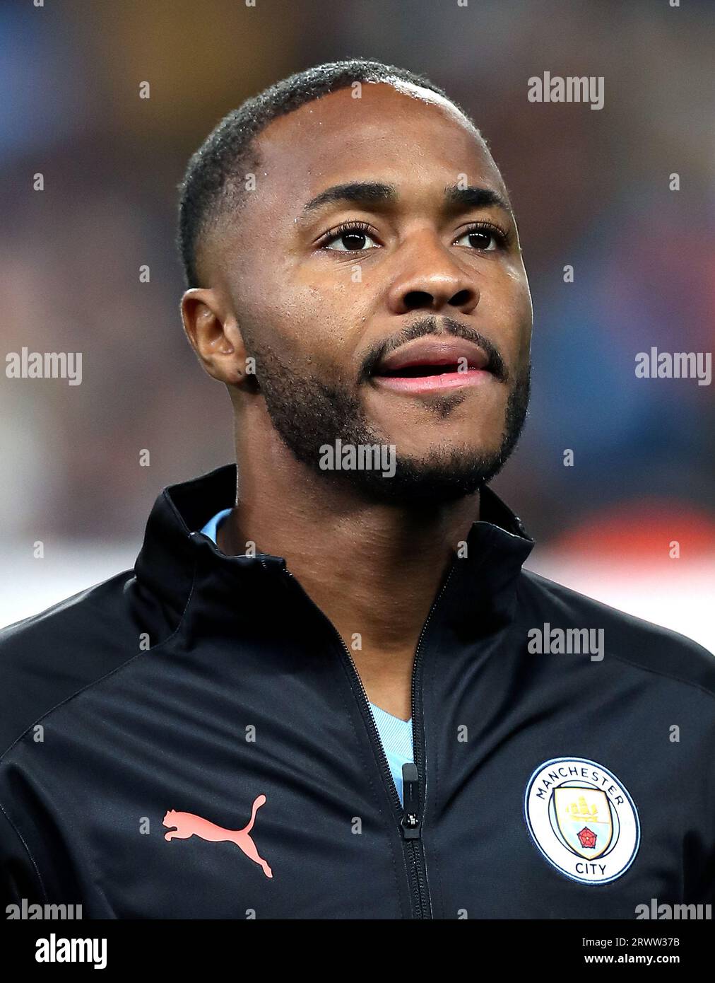 File photo dated 22/10/19 of England footballer Raheem Sterling. A trial date has been set for a 23-year-old man who has been charged with conspiracy to commit burglary in connection with a break-in at the home of the footballer. Emiliano Krosi, of Ditton Court Road, Southend-on-Sea, appeared at Guildford Crown Court to face 33 counts of conspiracy to commit burglary. Issue date: Thursday September 21, 2023. Stock Photo