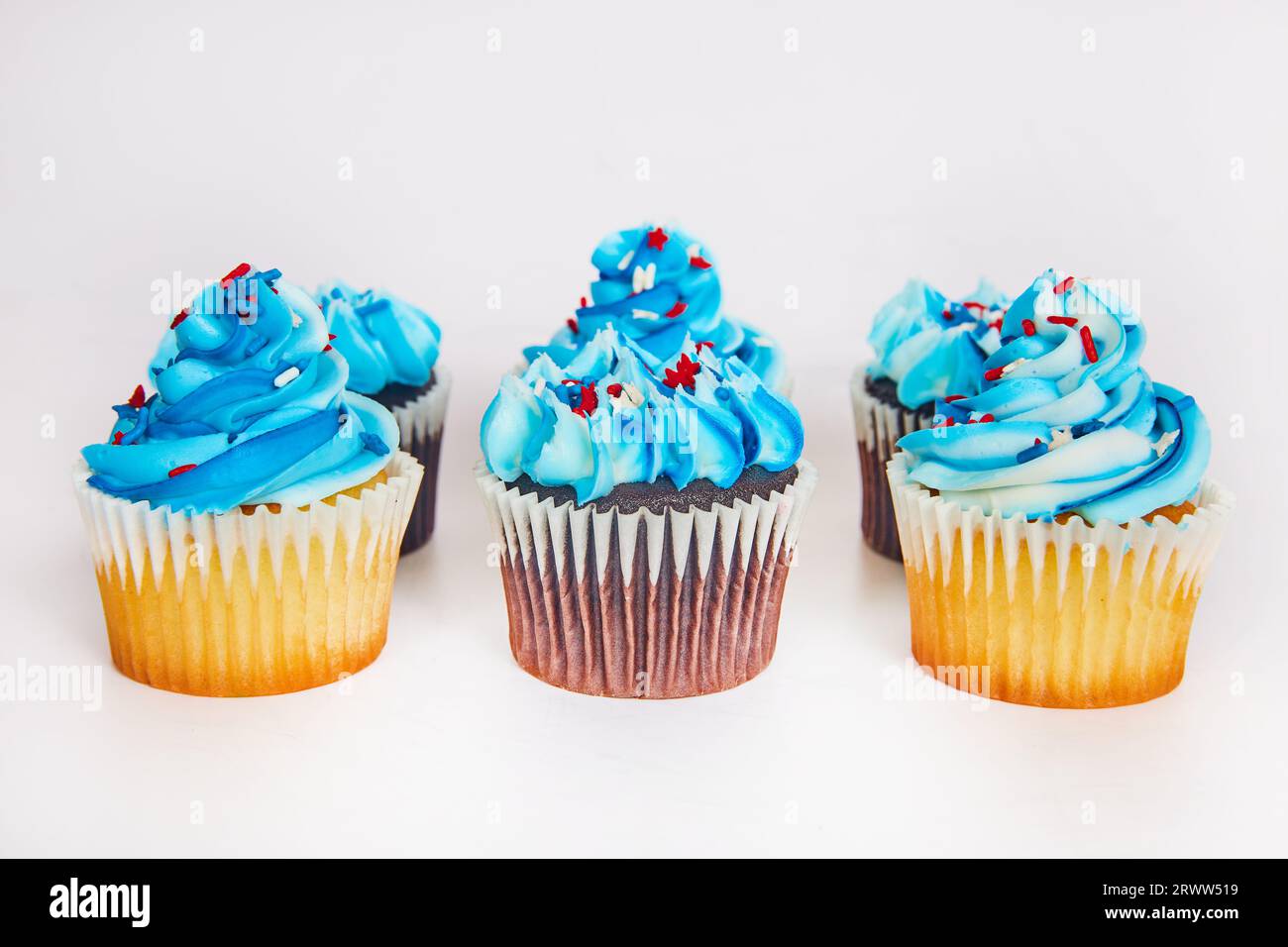4th of july muffins