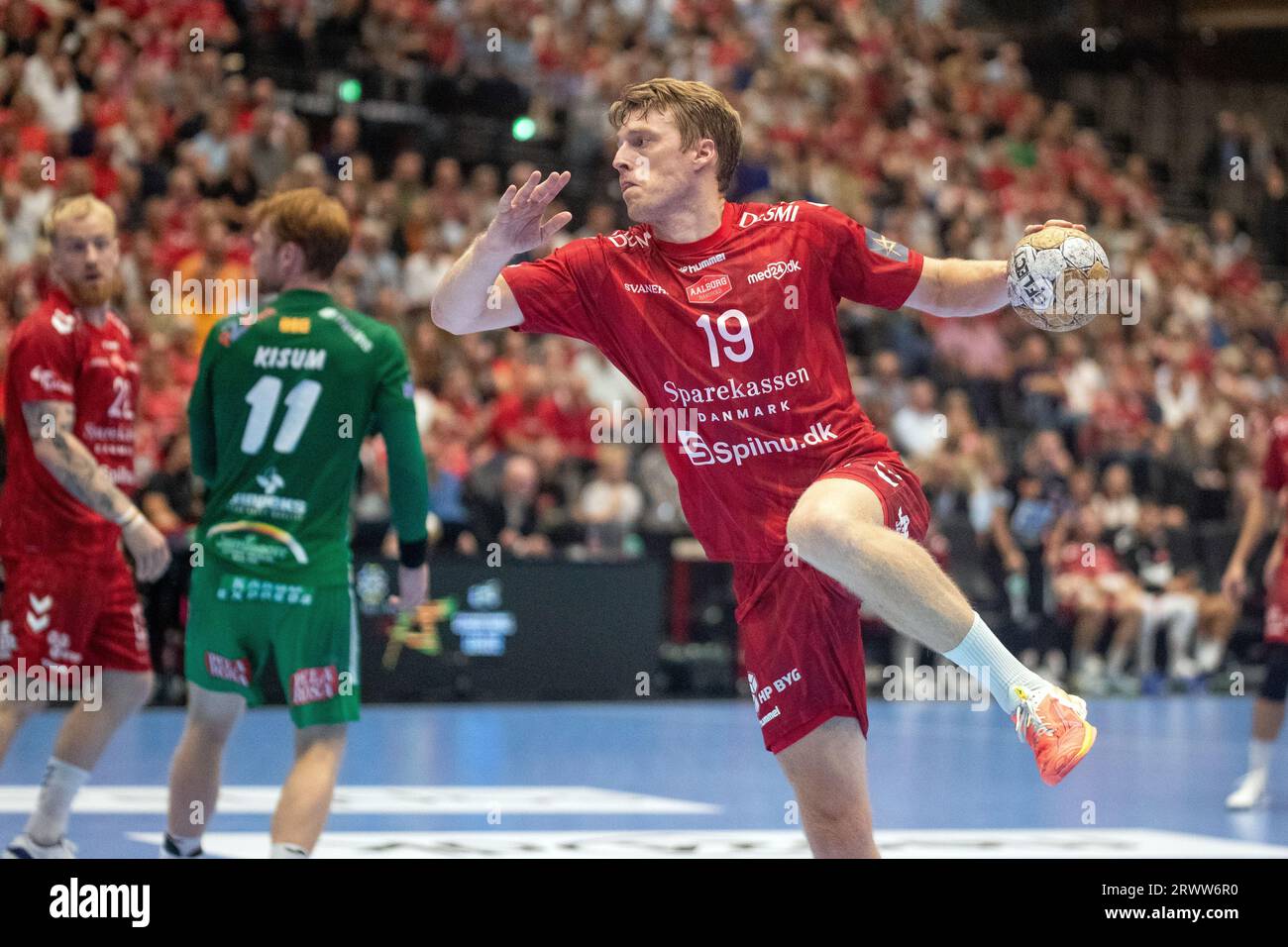 Denmark. 20th Sep, 2023. Kristian Bjornsen (19) of