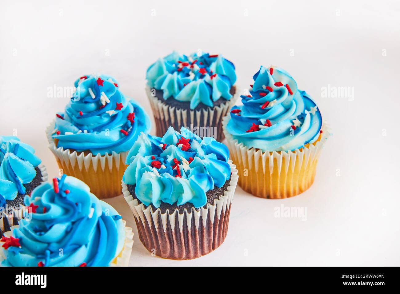 4th of july muffins