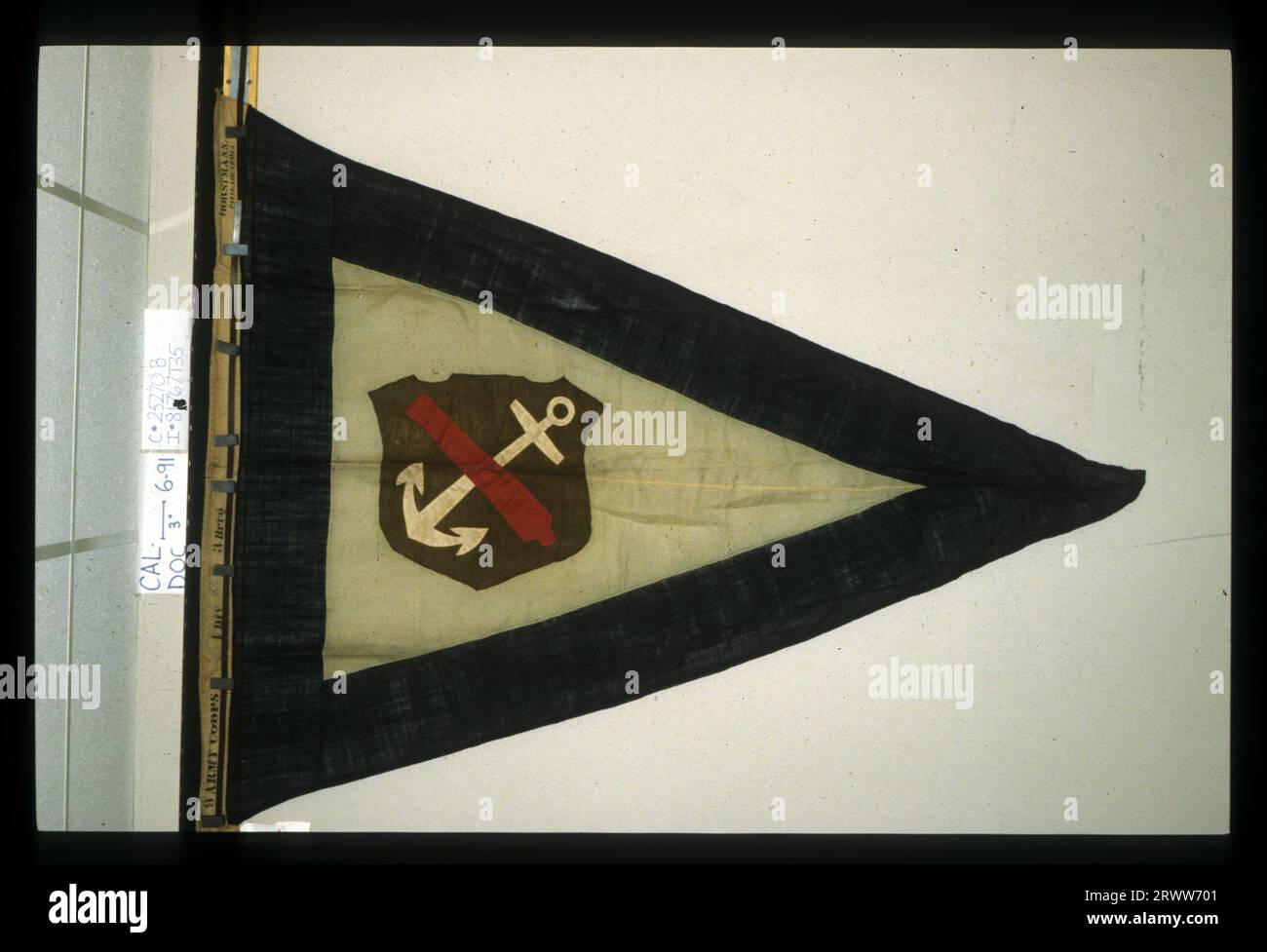 Designating flag. 3rd Brigade, 4th Division, 9th Army Corps. AF*25270B. Scanned from slide. Stock Photo