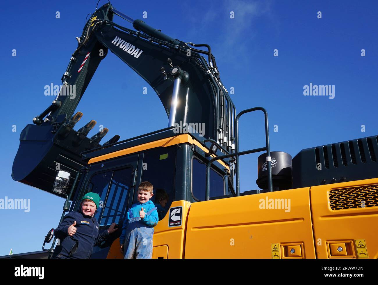 Eightyearold James Nee (left) and his brother Conor (4), from