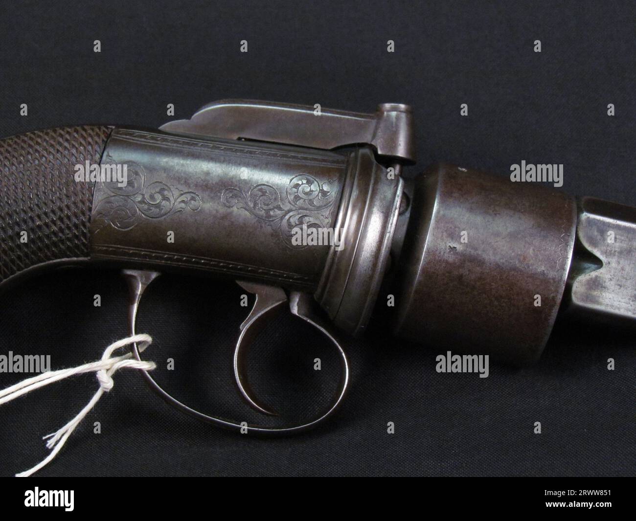 Double action percussion revolver. AF*43551. Stock Photo