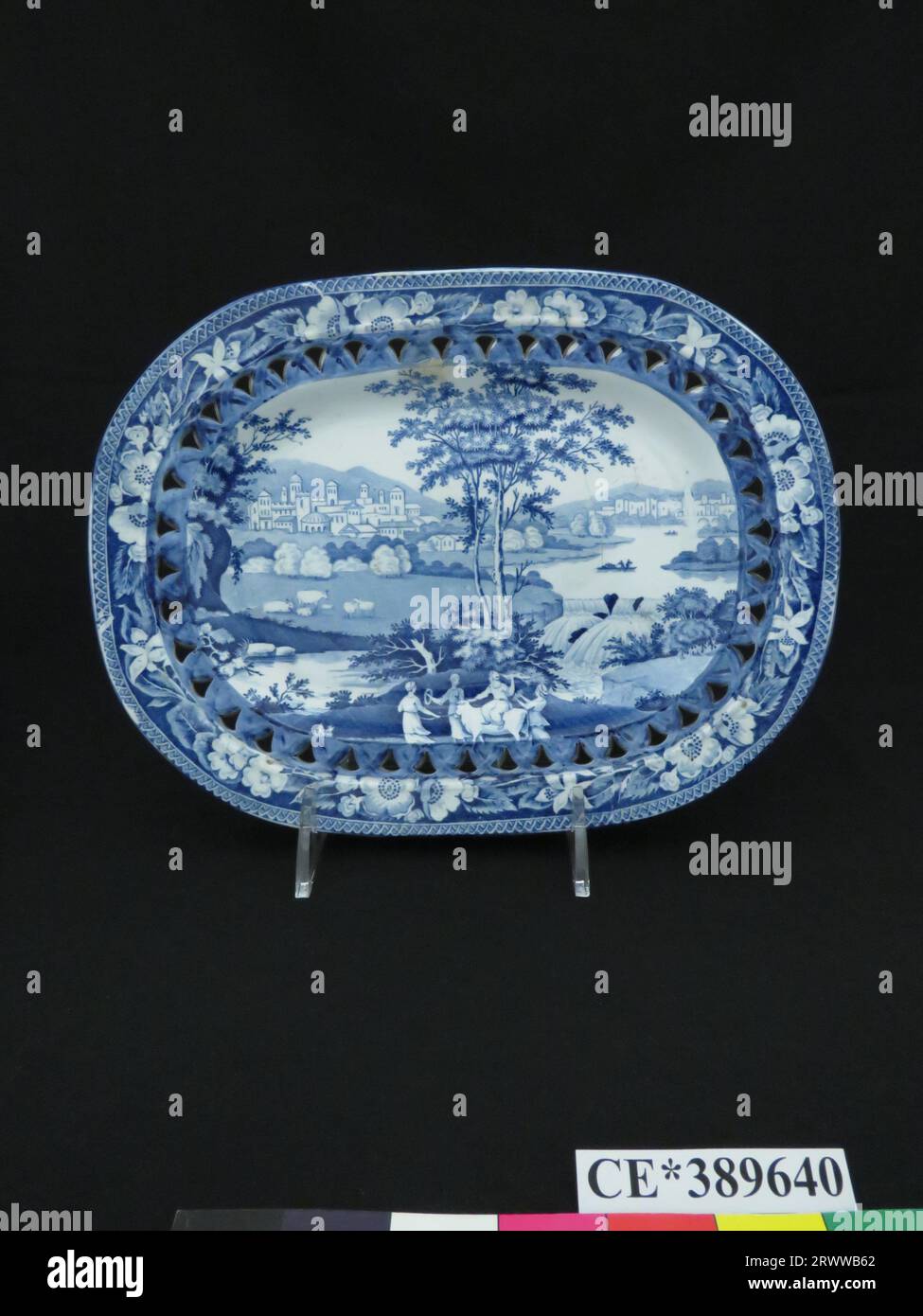 Plate, John and Richard Riley. CE*389640 Stock Photo - Alamy