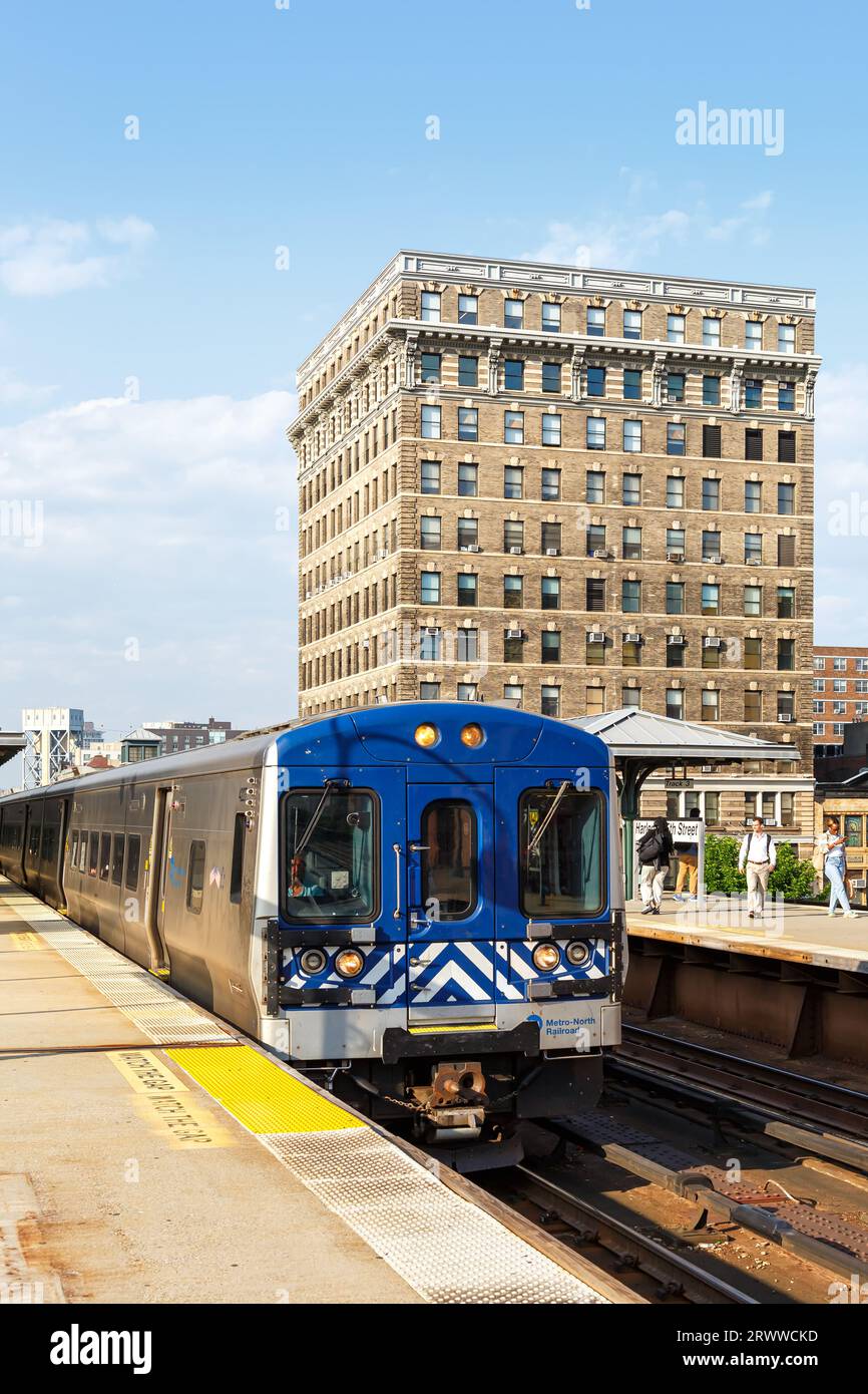 New York City, United States May 11, 2023 MetroNorth Railroad