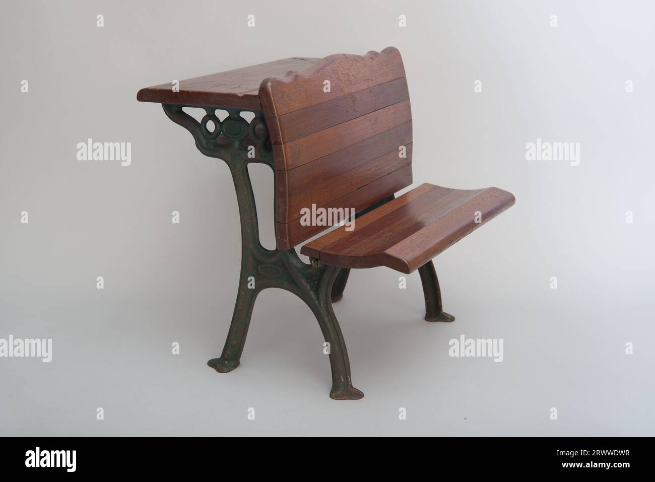 Patent model.  School furniture, Riter, 1873, patent no. 136548.  CL*65.0388. Stock Photo