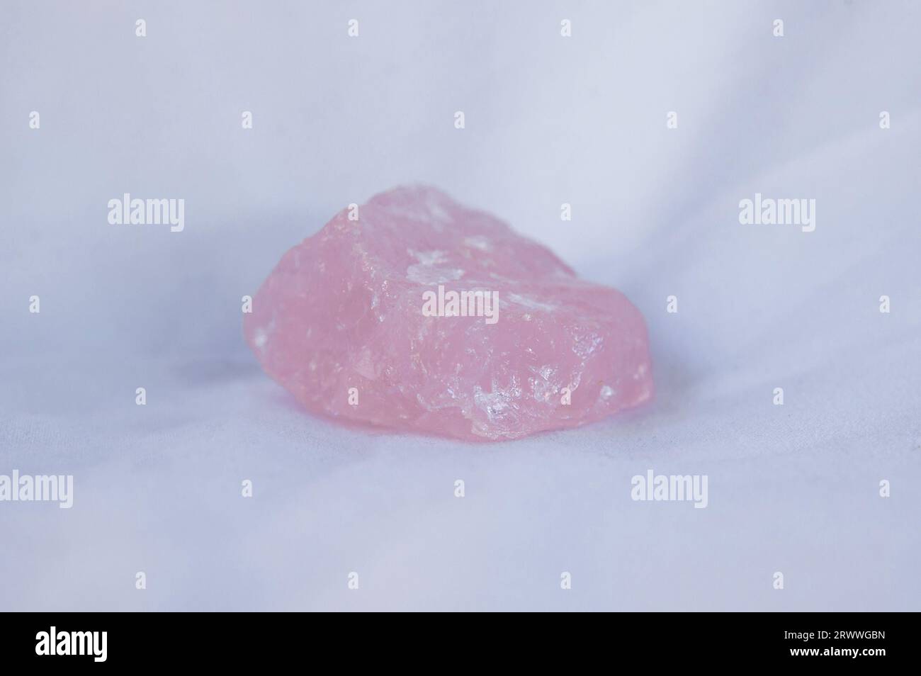 Rose quartz fragment, believed to have beneficial health properties