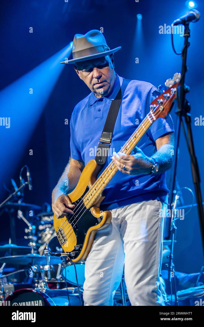 Milan, Italy. 20th Sep, 2023. The English band STONE FOUNDATION performs live on stage at Alcatraz opening the show of Paul Weller. Credit: Rodolfo Sassano/Alamy Live News Stock Photo
