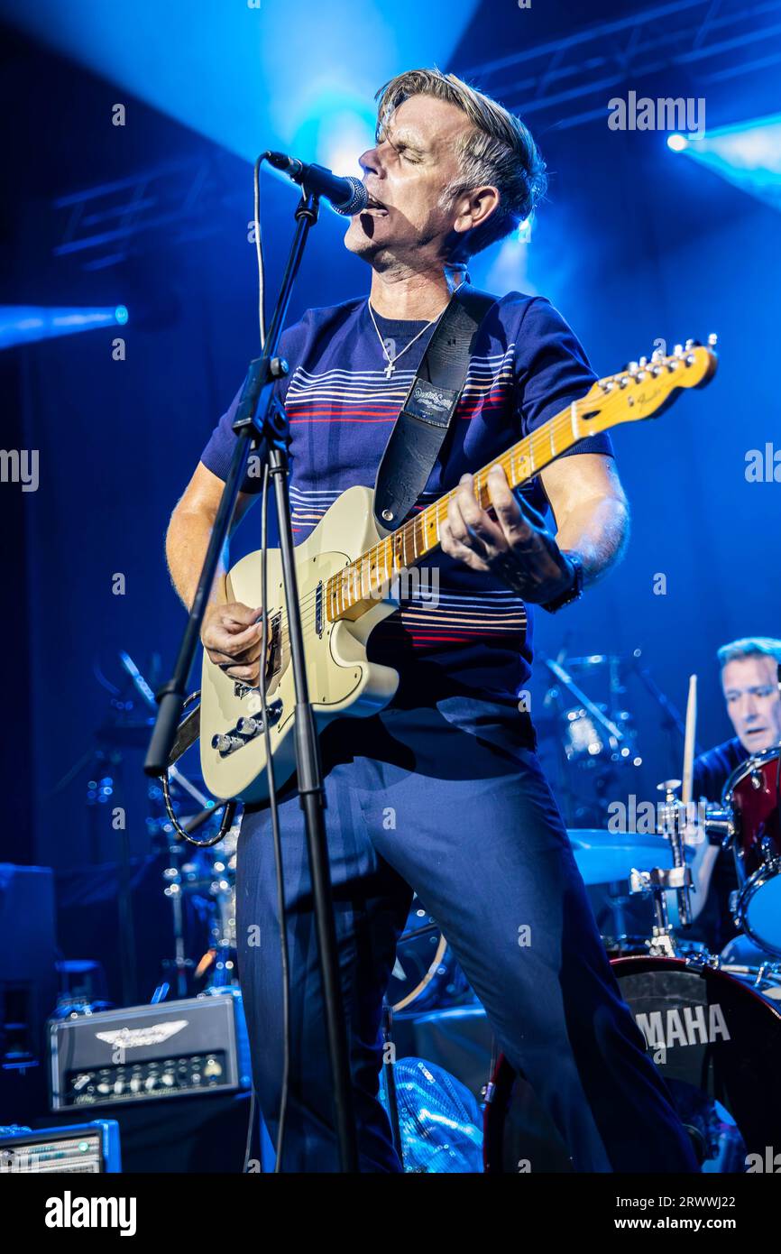 Milan, Italy. 20th Sep, 2023. The English band STONE FOUNDATION performs live on stage at Alcatraz opening the show of Paul Weller. Credit: Rodolfo Sassano/Alamy Live News Stock Photo