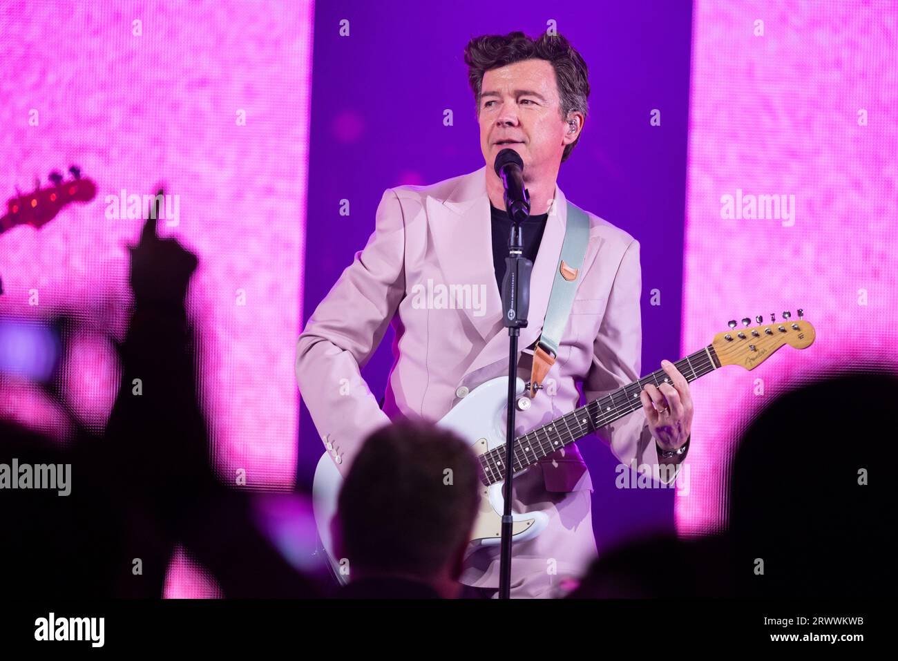 Rick astley at liverpool acc 2023 stock photo alamy