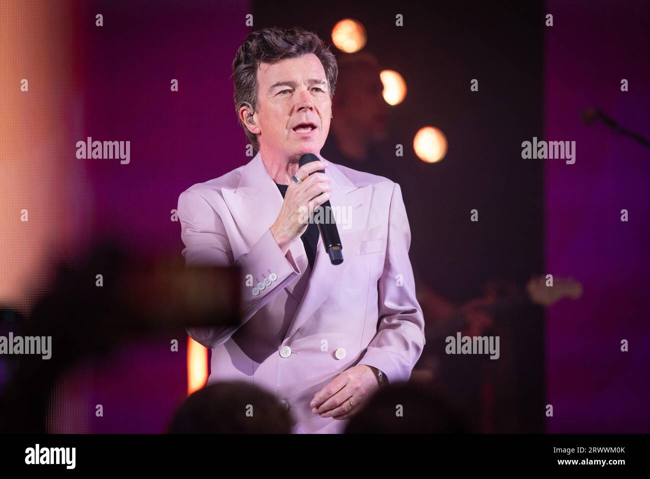 Rick astley at liverpool acc 2023 stock photo alamy