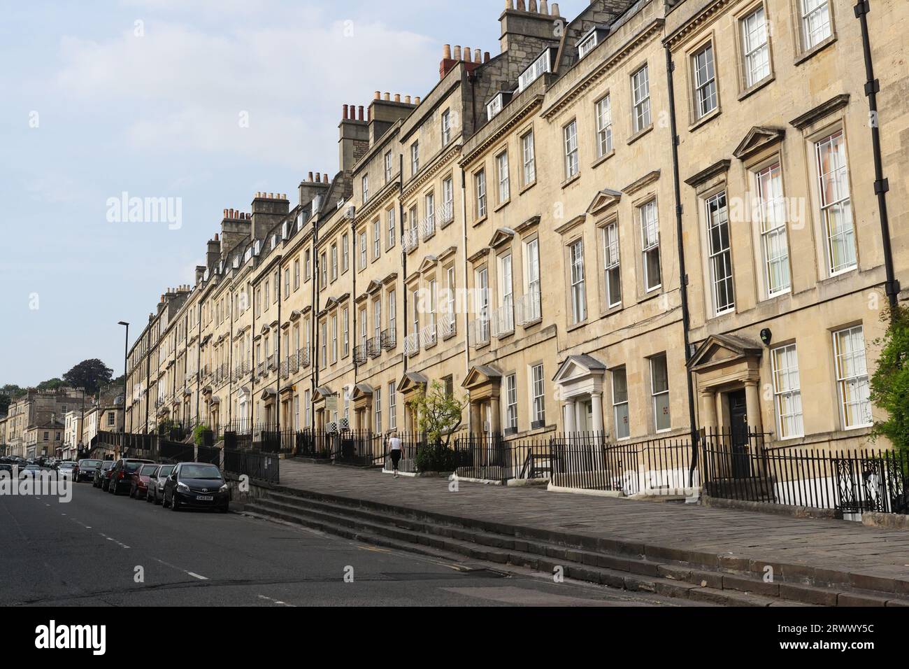 Historical Buildings along Lansdown Road Belvedere Bath