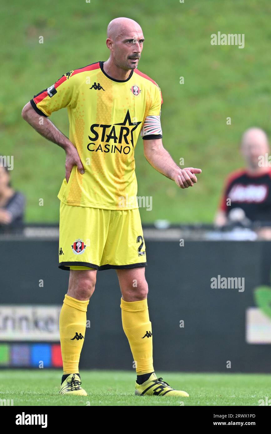 Christophe Lepoint (23) of FC Seraing pictured during a soccer