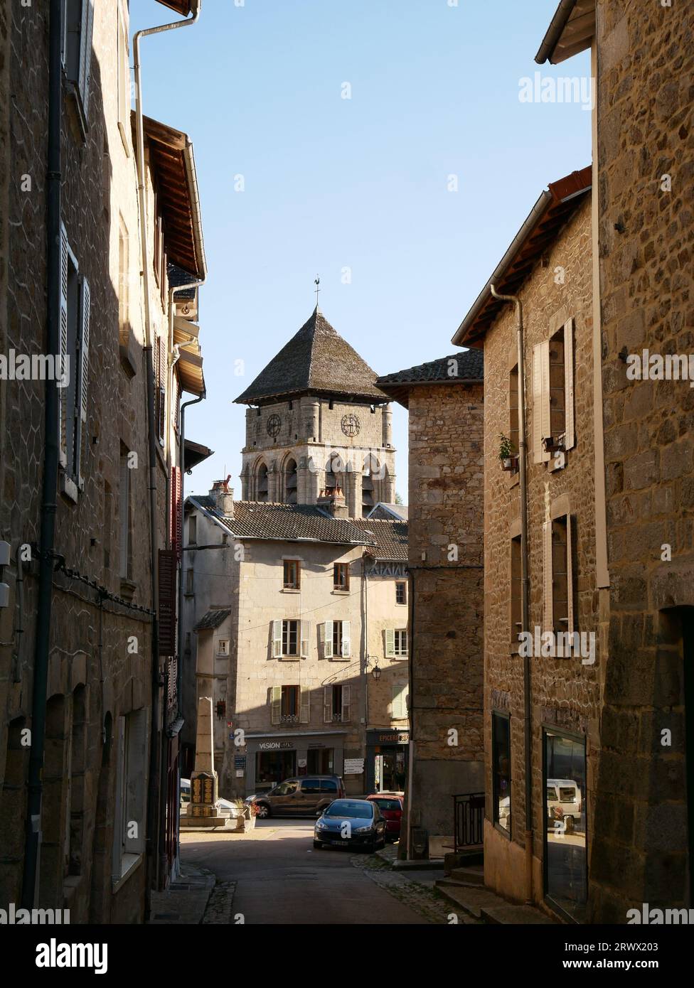 Eymoutiers, Haute-Vienne department in the Nouvelle-Aquitaine region in western France. Stock Photo