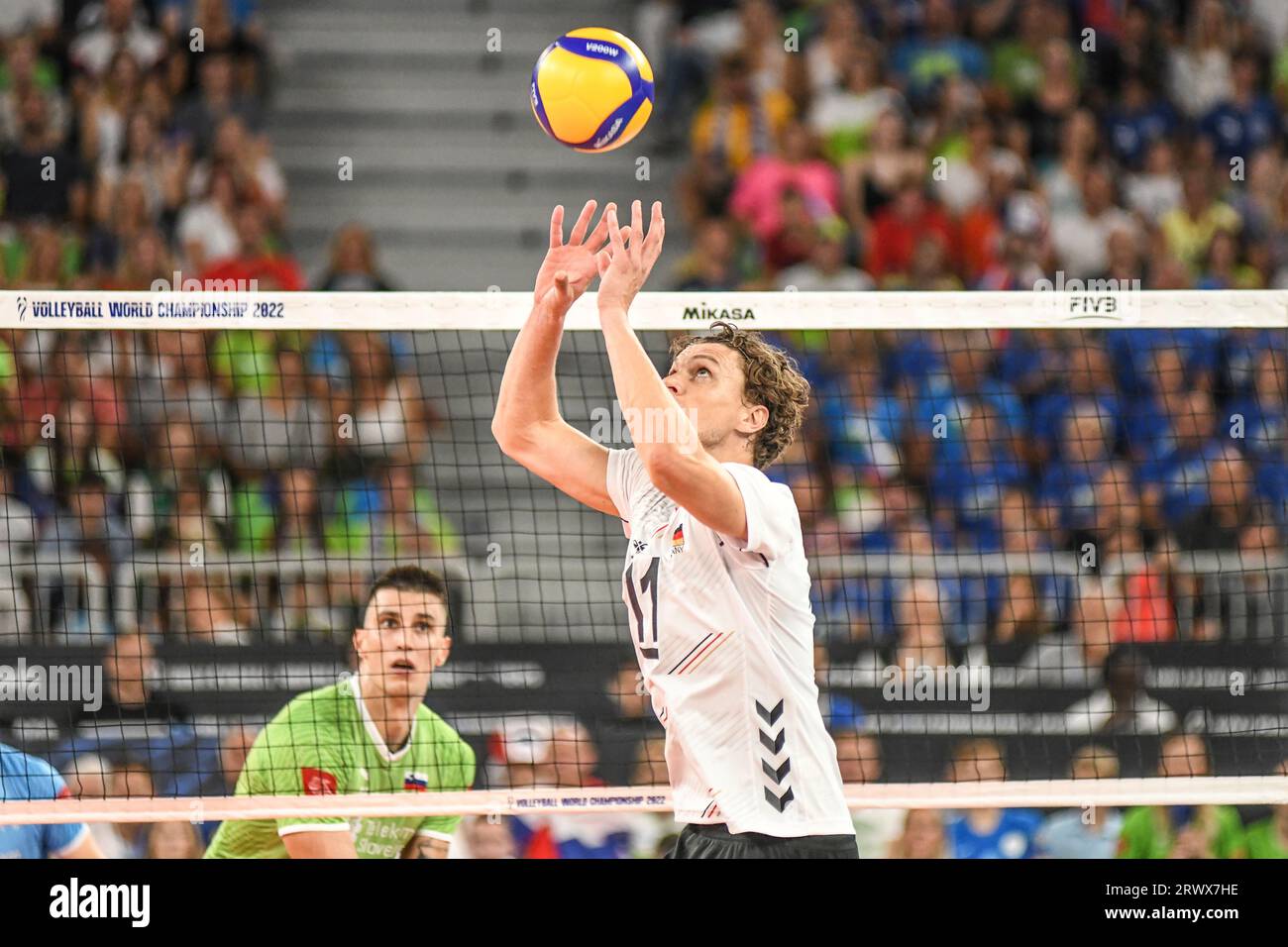 Lukas Kampa (Germany), Klemen Cebulj (Slovenia). Volleyball World
