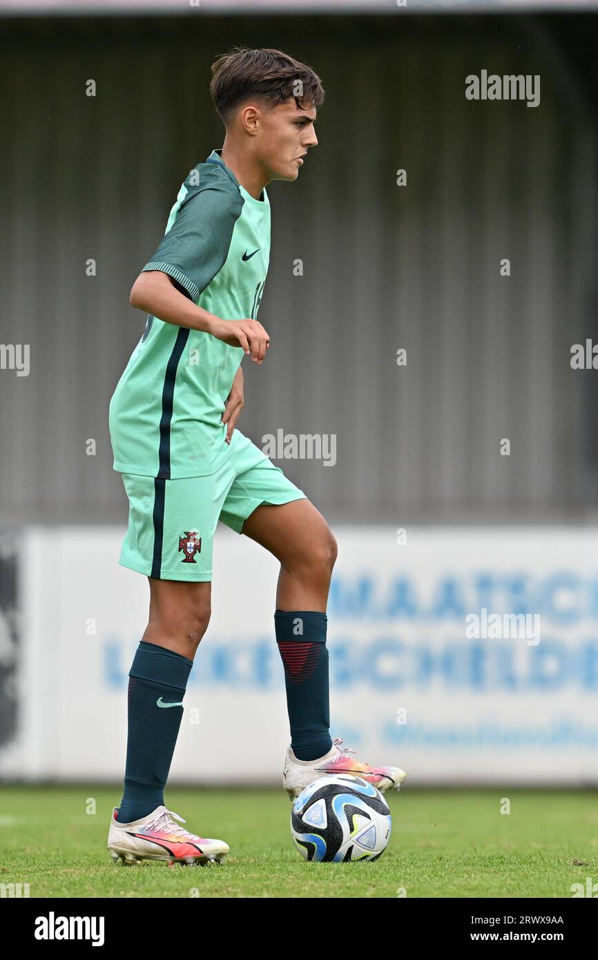 Goncalo Oliveira (16) of Portugal pictured during a friendly soccer