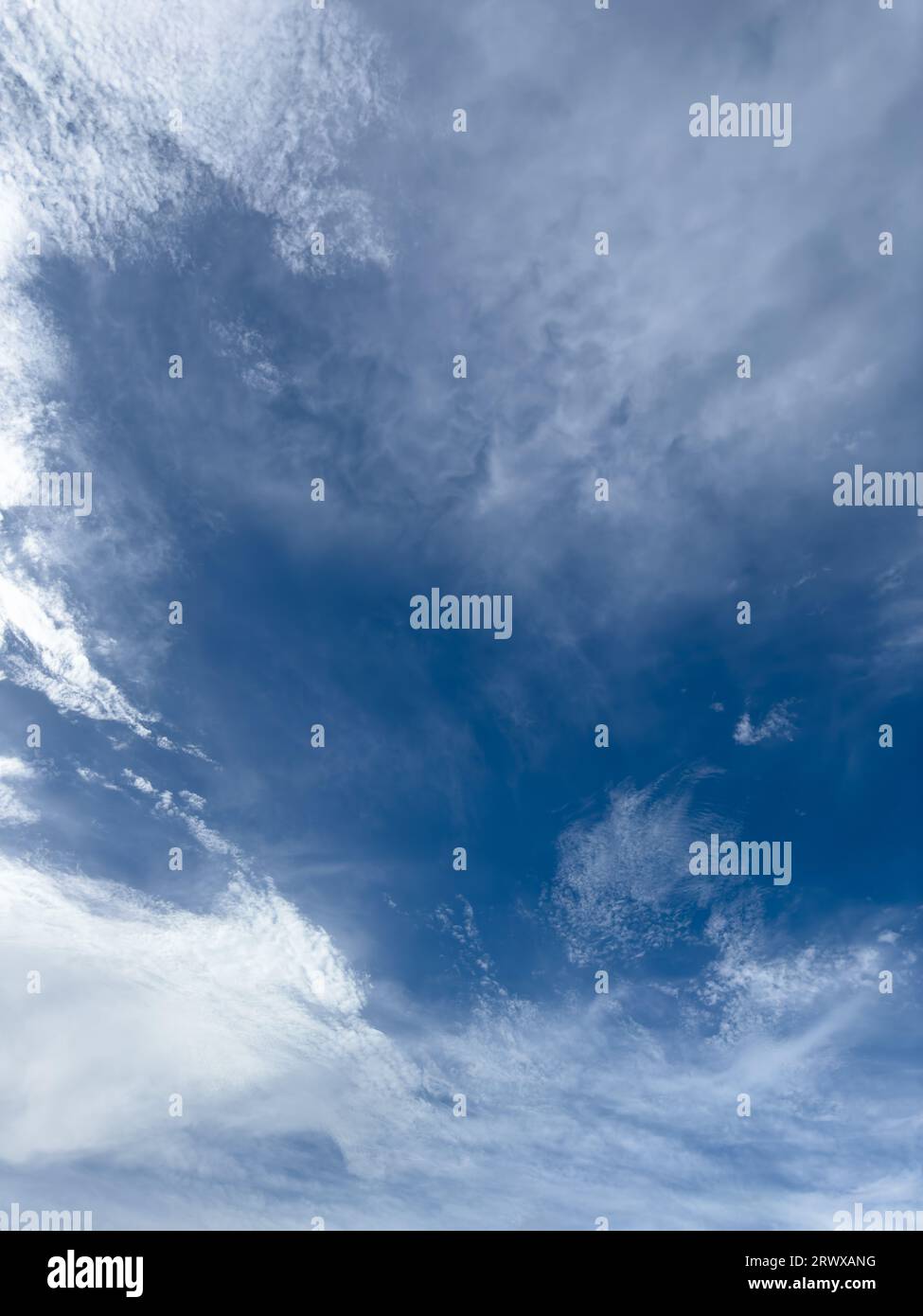 Cloudy Blue Sky Stock Photo - Alamy