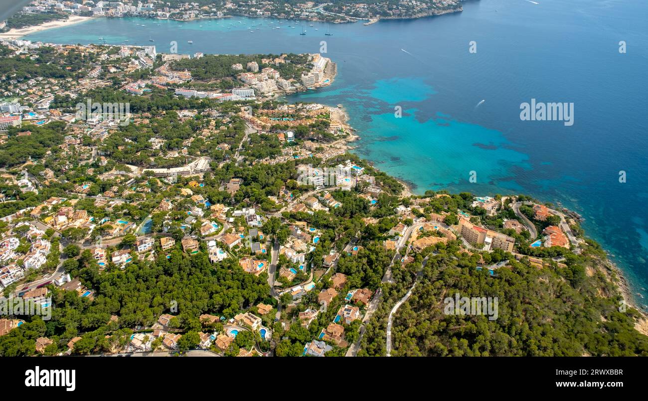 Aerial view, village view with Club Monte de Oro residential complex