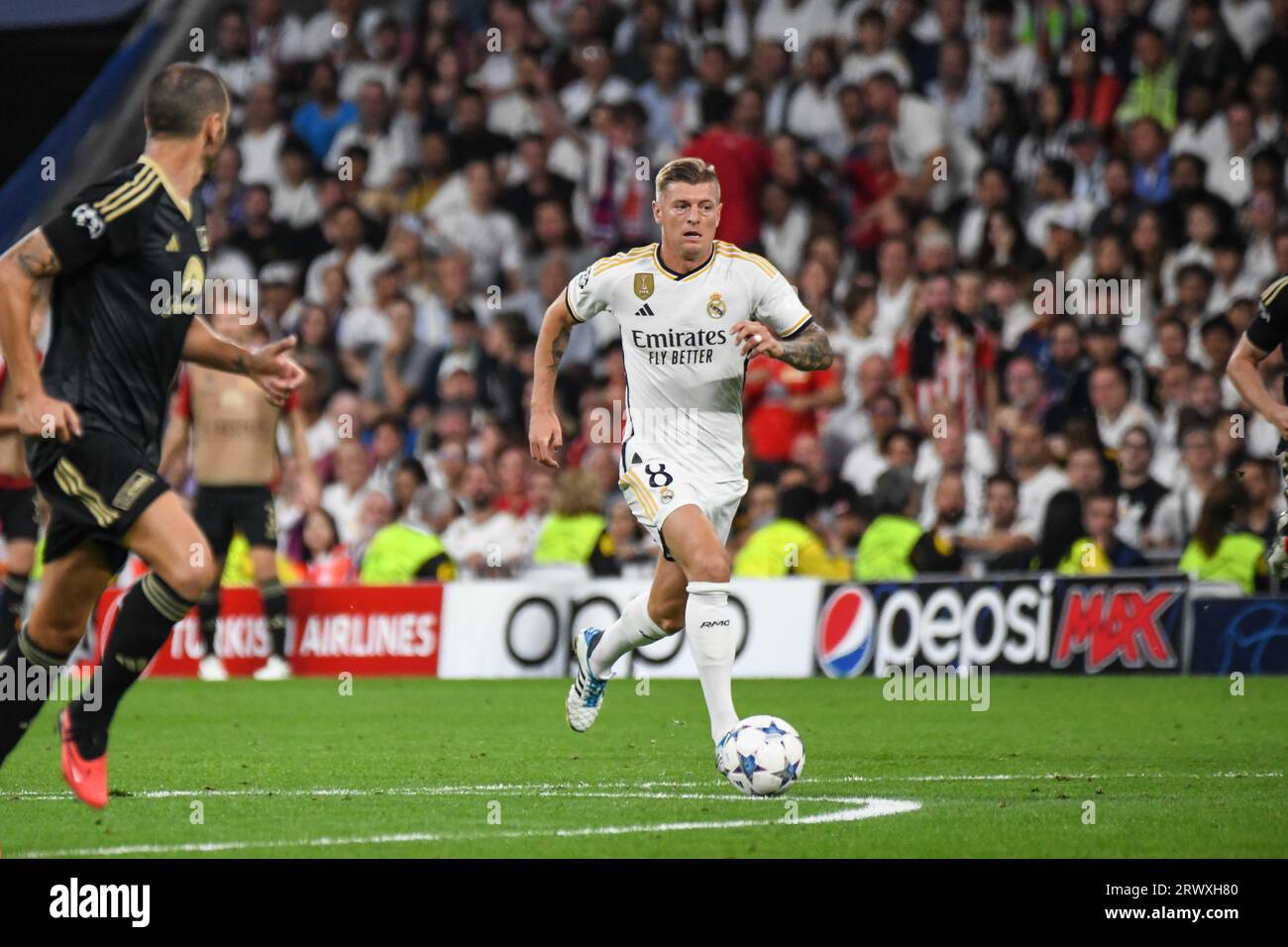 Madrid, Spain. 20th Sep, 2023. MADRID, SPAIN - SEPTEMBER 20: Match between  Real Madrid and Union Berlin during the UEFA Champions League 20232024 on  Sept 19, 2023, at Santiago Bernabeu in Madrid,