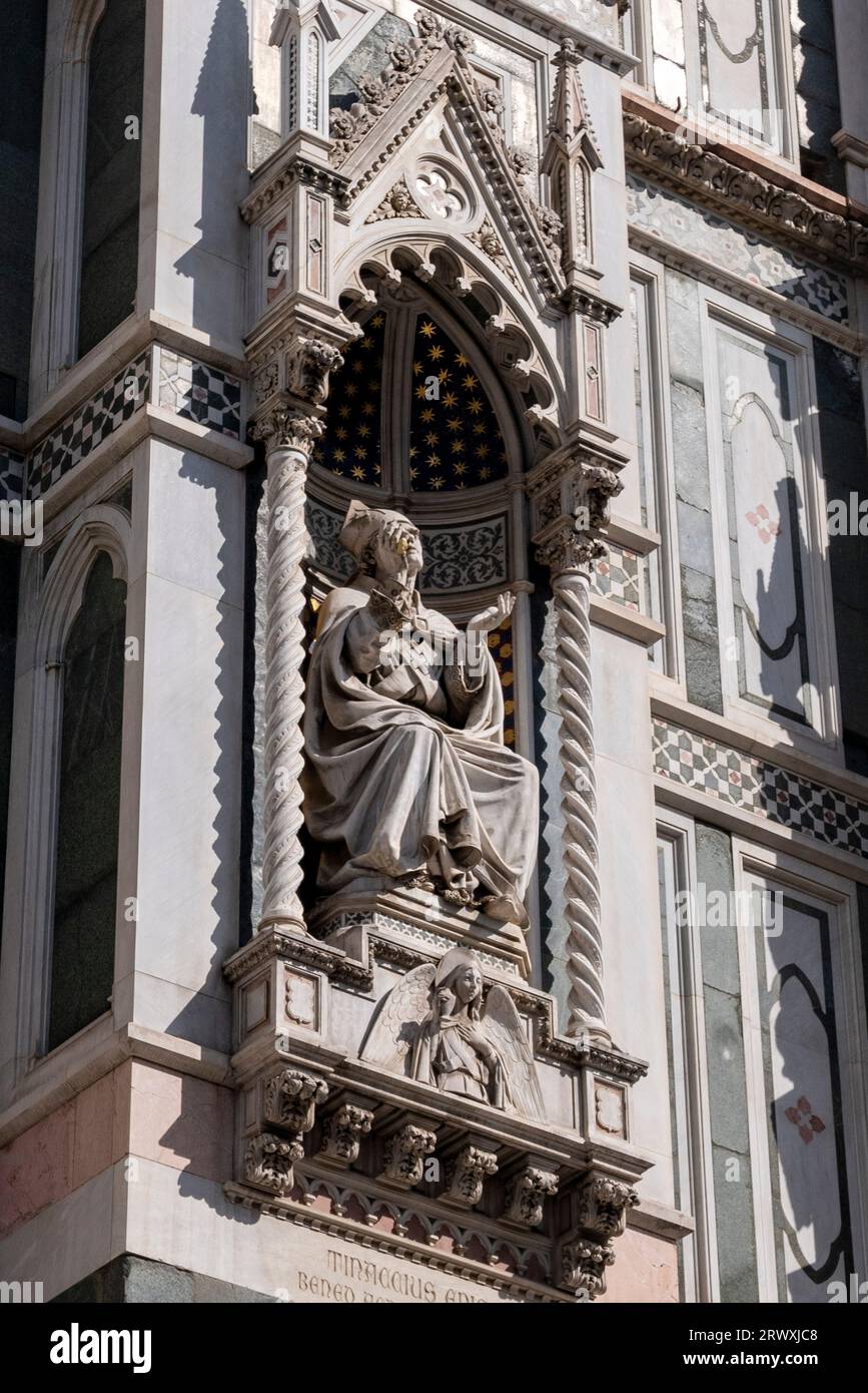 Detail of Cathedral of Santa Maria del Fiore, Florence, Italy Stock Photo