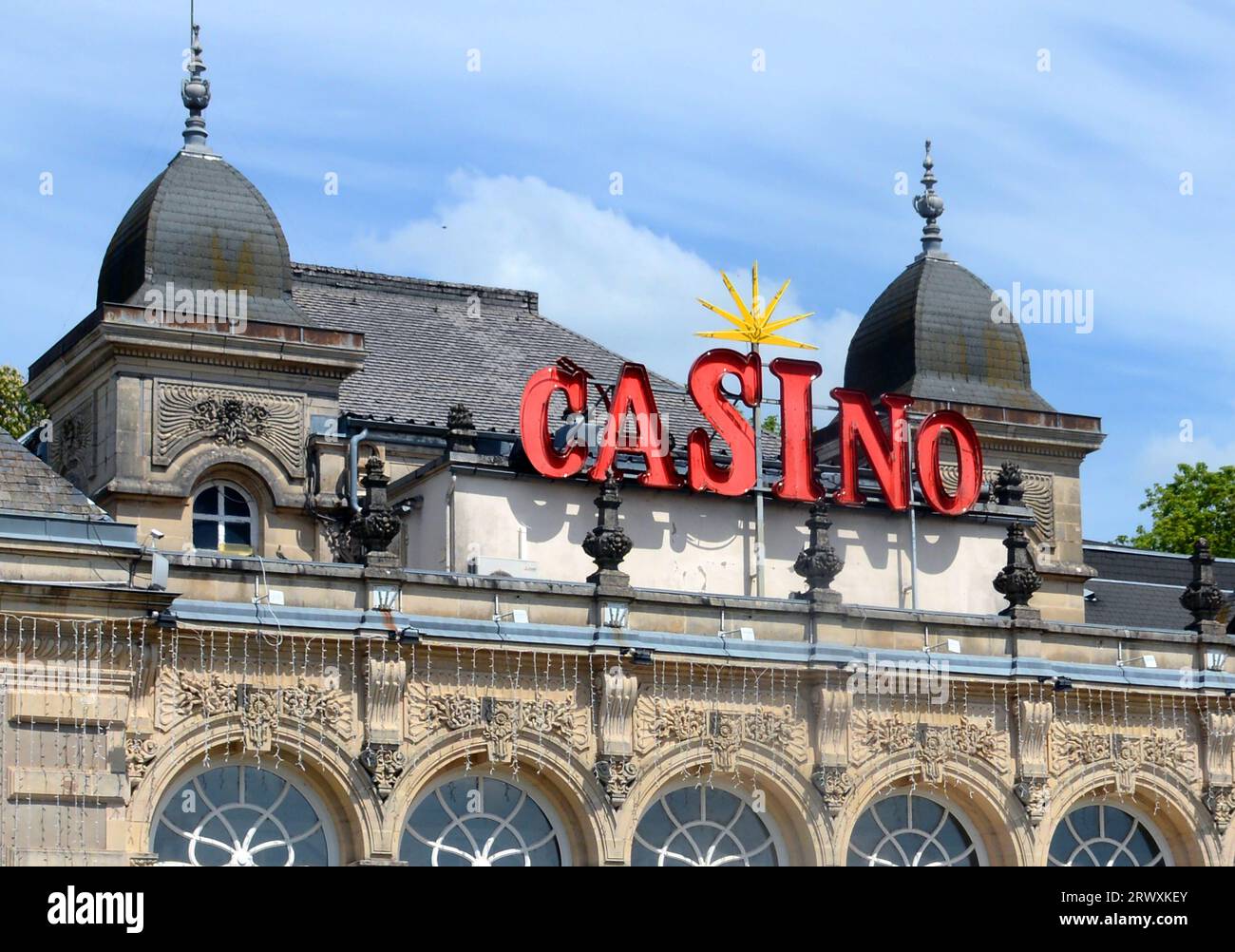 Casino, Vittel, Vosges, Grand Est, France Stock Photo