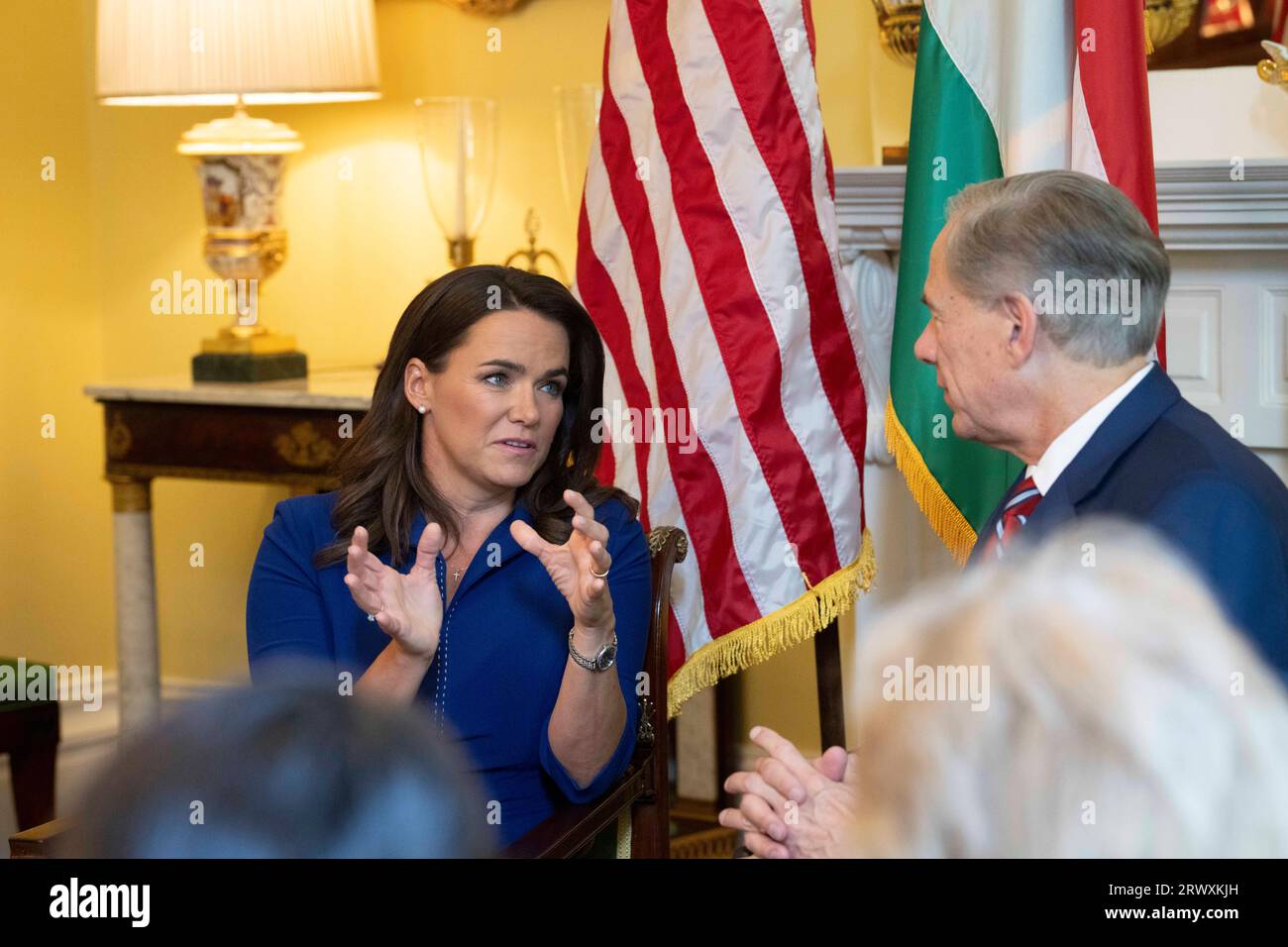President Novak Austin Texas USA, September 21 2023: Hungarian President KATALIN NOVÁK ...