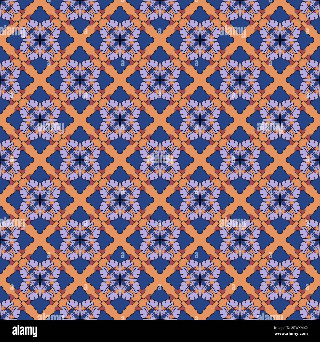 Abstract seamless background for textile, wallpaper, packaging ...
