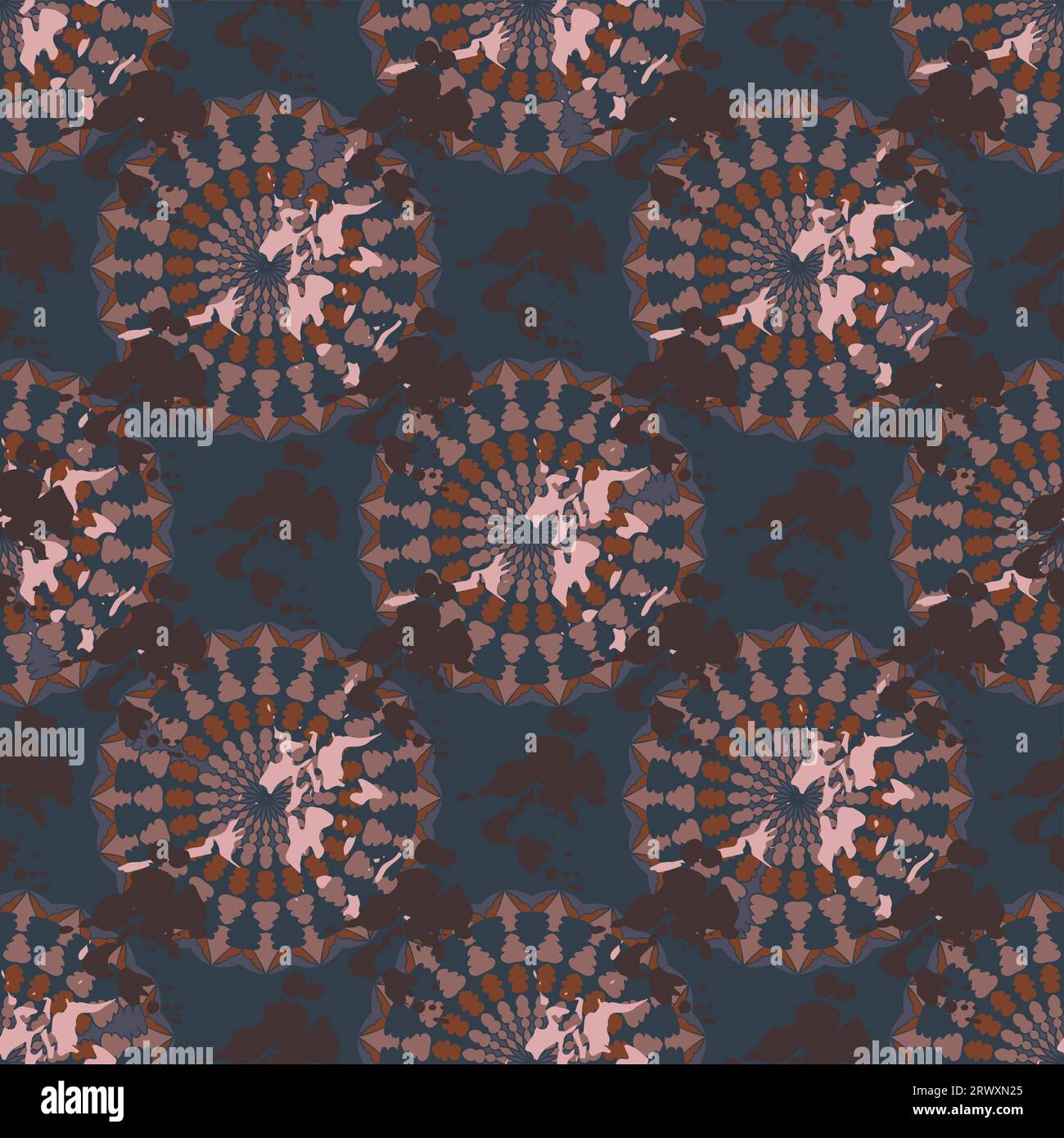 Abstract seamless background for textile, wallpaper, packaging ...