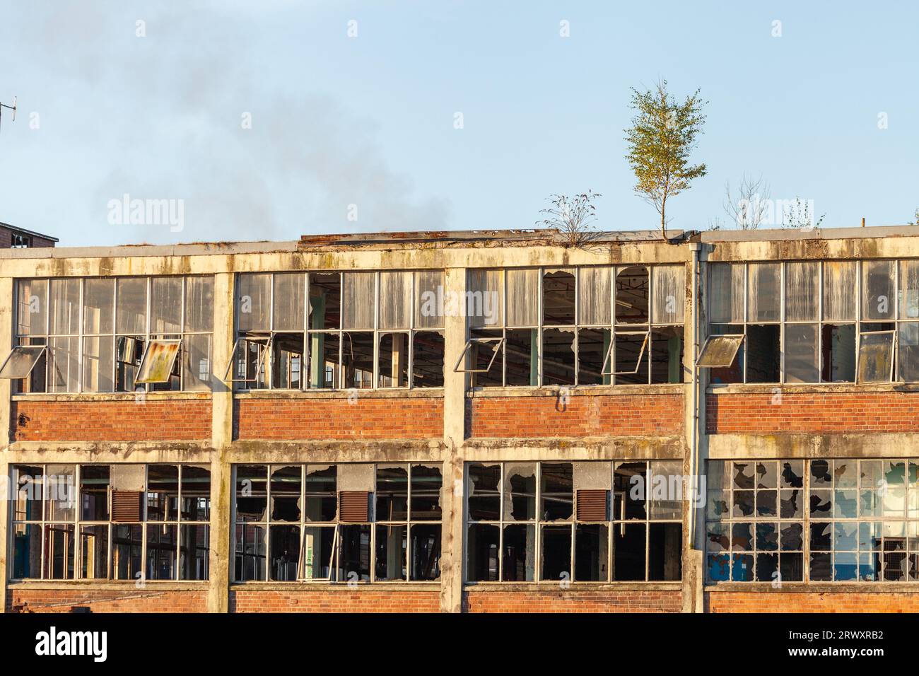 Former Gates Rubber Factory building in Dumfries Stock Photo Alamy