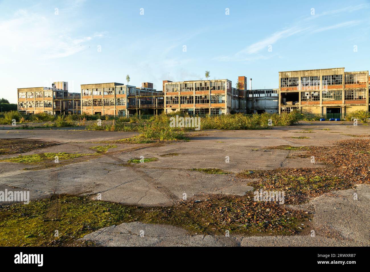 Former Gates Rubber Factory building in Dumfries Stock Photo Alamy