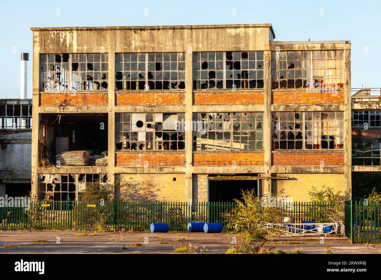 Former Gates Rubber Factory building in Dumfries Stock Photo Alamy