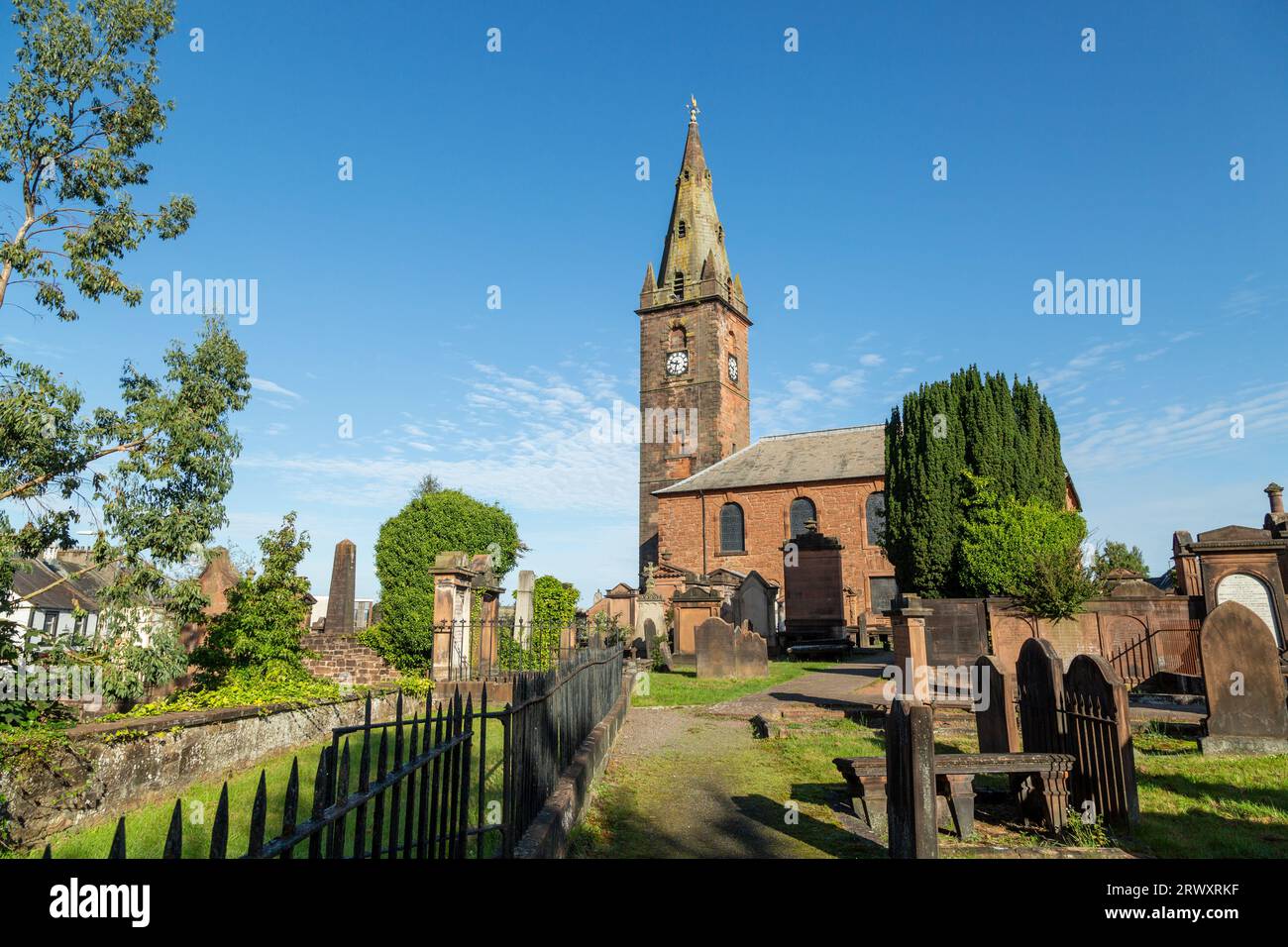 St Michael's Church and cemetery, Dumfries, Scotland Stock Photo Alamy